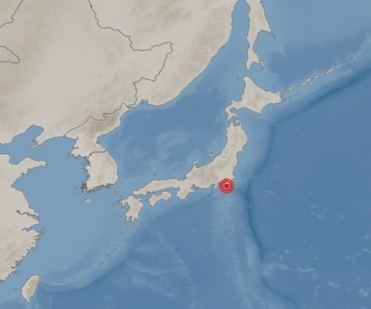 일본 도쿄 인근에서 규모 5.5의 지진이 발생했다. /사진=구글 지도 캡처