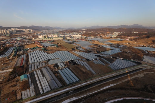 최근 경기 남양주 아파트도 10억에 육박하는 가격을 나타내고 있다. 사진은 3기 신도시가 들어설 경기 남양주시 진건읍 일대. /사진=뉴시스 DB