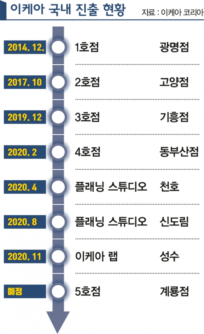 이케아코리아는 점포 4곳뿐 아니라 도심형 매장, 팝업스토어 등을 운영하고 있다. /그래픽=김영찬 기자