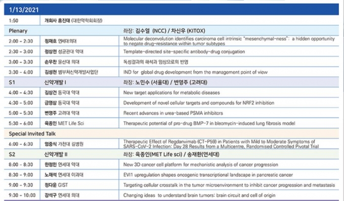 하이원 신약 개발 심포지아./사진=대한약학회