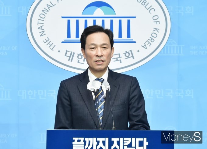 우상호 더불어민주당 의원은 ▲청년 공공임대 10년 공급 ▲신혼부부 공공전세 20년 공급 ▲장년 공공자가주택 30년 공급 등 '123 서울하우징'을 추진하겠다고 밝혔다. /사진=임한별 기자