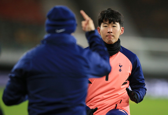 영국 현지 매체들이 나란히 오는 14일 열리는 토트넘 홋스퍼와 풀럼의 경기에 손흥민의 선발 출전을 예상했다. /사진=로이터