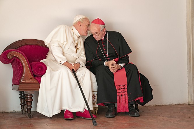 영화 '두 교황'은 실화를 바탕으로 제작된 영화다. /사진=넷플릭스 제공