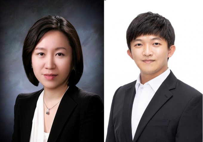 조은애 신소재공학과 교수(좌), 이용주 신소재공항과 박사./사진=카이스트