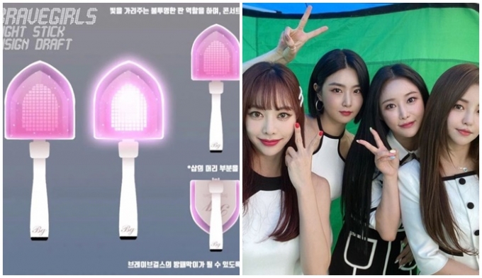“내 마음이 끓고있다”… 팬이 만든 브레이브 걸스 삽 응원 봉 ‘주목