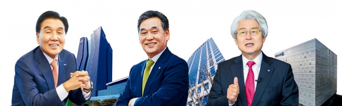 (왼쪽부터) 김지완 BNK금융지주 회장, 김기홍 JB금융지주 회장, 김태오 DGB금융지주회장./사진=각 사
