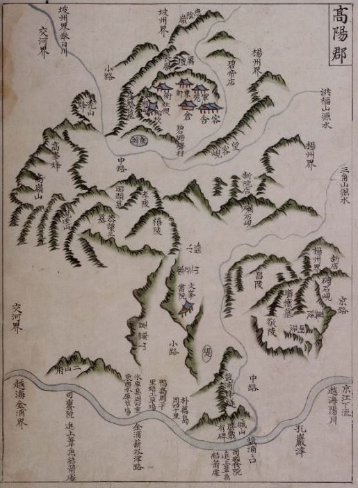 옛 지도 속 고양시(당시 고양군). / 사진제공=고양시