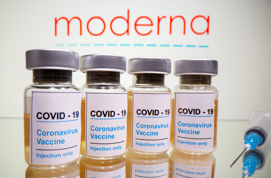 모더나 코로나19 백신 5.5만회 분이 오는 31일 국내에 도착한다./사진=로이터