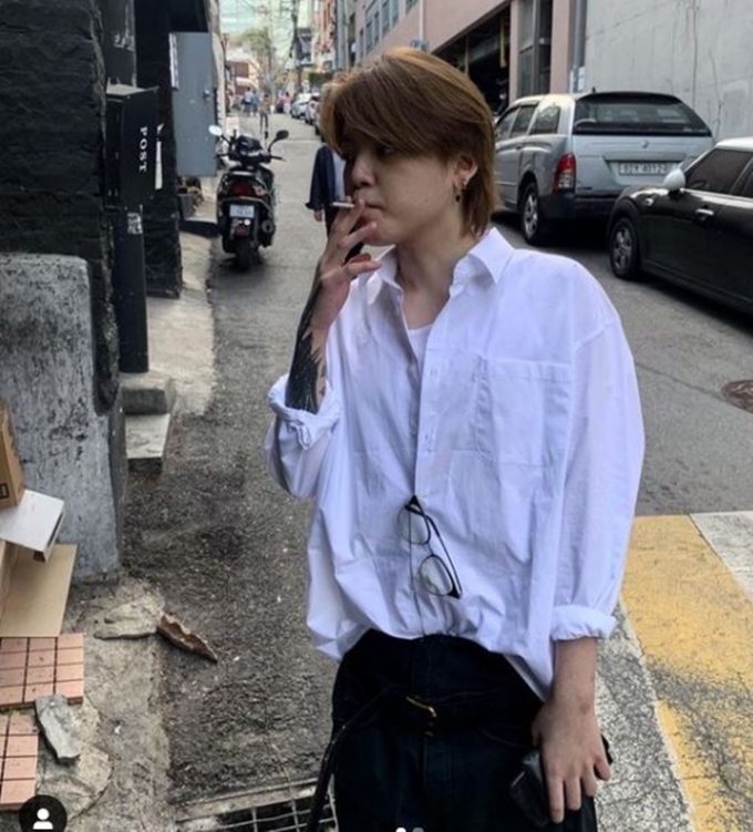 장제원 국민의힘 의원의 아들로 유명한 래퍼 노엘(장용준)의 럽스타그램 시작 여부에 팬들의 관심이 모아지고 있다. /사진=노엘 인스타그램 캡처