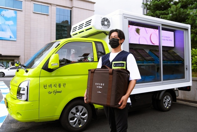 현대차그룹이 1톤 포터EV를 활용한 도심형 딜리버리 서비스를 선보인다. 이른바 ‘퀵커머스’ 트렌드에 대응하기 위해서다. /사진제공=현대차그룹