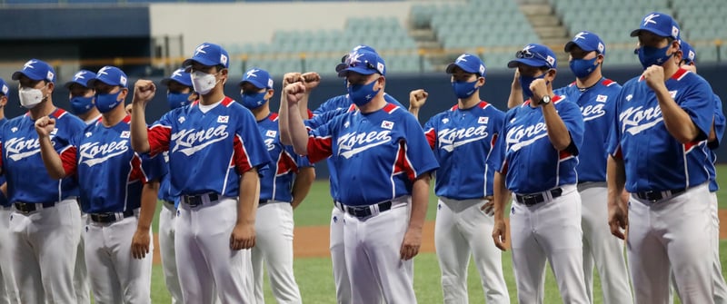 야구대표팀, 올림픽 2연패 첫걸음… 선발 투수 원태인 "긴장 안 ...