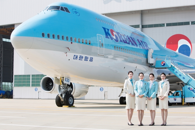 대한항공이 명실상부한 세계 최고의 항공사에 올랐다. 사진은 대한항공 보잉 B747-8i /사진제공=대한항공