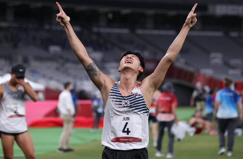 전웅태, 한국 근대5종 사상 첫 올림픽 동메달… 정진화는 4위 - 머니S