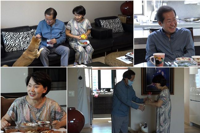 20일 TV조선은 홍준표 부부가 오는 28일 방송되는 예능프로그램 '와이프 카드 쓰는 남자'(이하 와카남)에 출연한다고 밝혔다. /사진=와카남