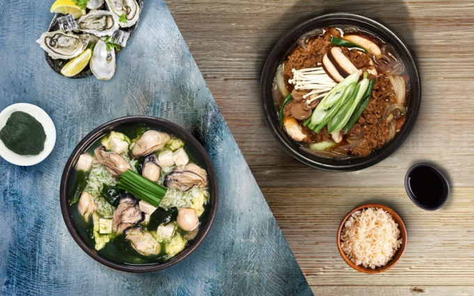 국밥 브랜드 ‘육수당’이 가을 시즌을 맞아 ‘뚝배기불고기'와 '통영 매생이 굴국밥'을 새롭게 리뉴얼 출시했다.(육수당 제공)