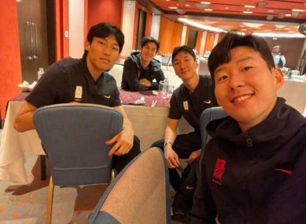 손흥민(토트넘 훗스퍼)이 한국 축구 대표팀 멤버들과의 우정 사진을 공개했다. /사진=손흥민 인스타그램