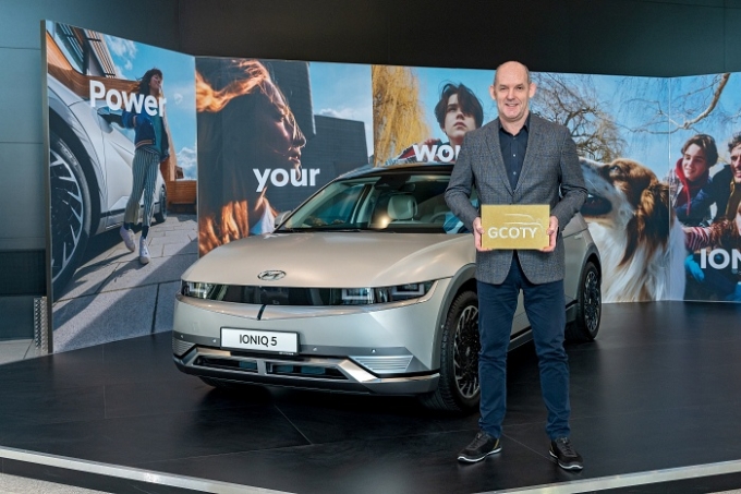 現代自動車 ‘アイオニック 5’がドイツで名うての現地企業等を弾き出して今年の車に選定された. /写真提供=現代自動車
