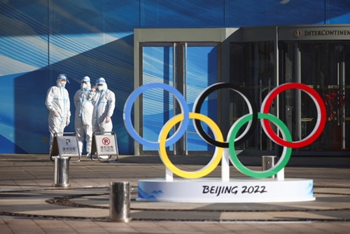 신종 코로나바이러스 감염증(코로나19) 오미크론 변이 대응 능력이 2022베이징동계올림픽의 대회의 성패를 가를 것이란 전망이 제기됐다. 사진은 중국 베이징 올림픽 경기장 모습. /사진=로이터