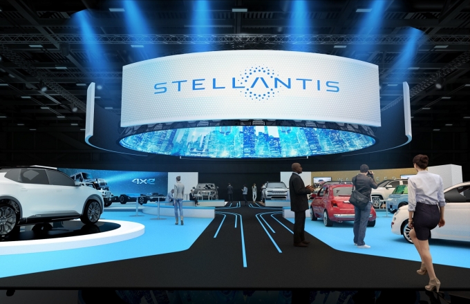 스텔란티스가 'CES 2022'에서 그룹내 14개 브랜드의 미래를 선도할 수 있는 첨단 전동화, 실내 공간 기술, 자율주행 및 커넥티비티 기술을 제시했다. /사진제공=스텔란티스
