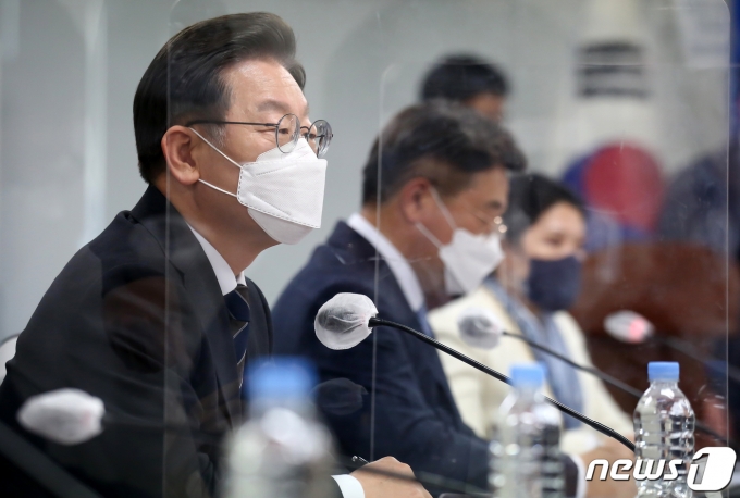 이재명 더불어민주당 대선후보. 2022.1.28/뉴스1 © News1 국회사진취재단