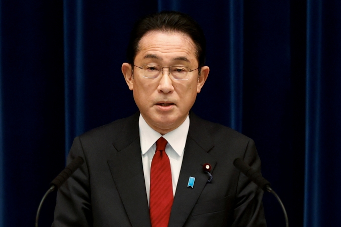 기시다 후미오 일본 총리가 미국 의원방문단을 만나 한국에 대한 언급은 생략한 채 미일간 협력을 논의했다./사진=로이터