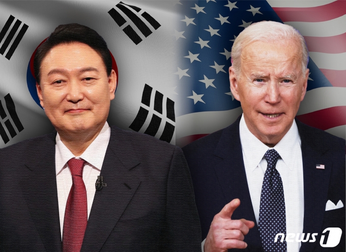 윤석열 대통령과 조 바이든 미국 대통령.© News1 윤주희 디자이너