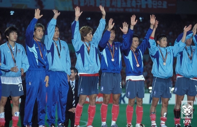 2002 월드컵 4강 신화를 쓴  태극전사들(대한축구협회 제공)© 뉴스1