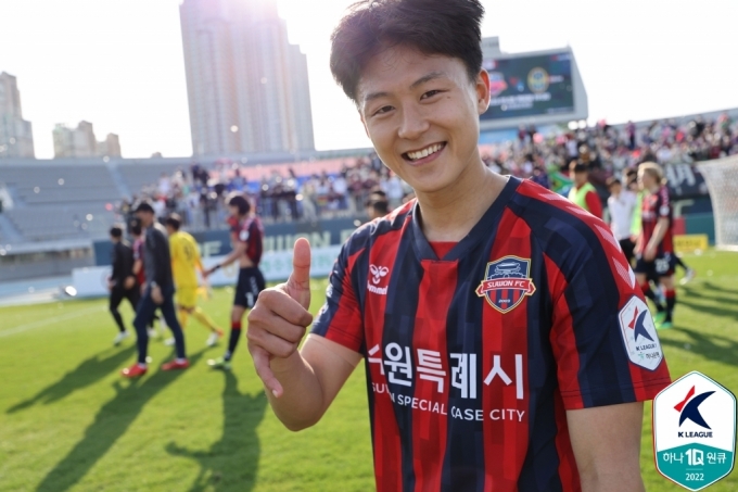 수원FC의 이승우(한국프로축구연맹 제공)© 뉴스1