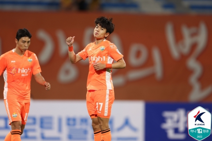 강원의 김대원(한국프로축구연맹 제공)© 뉴스1