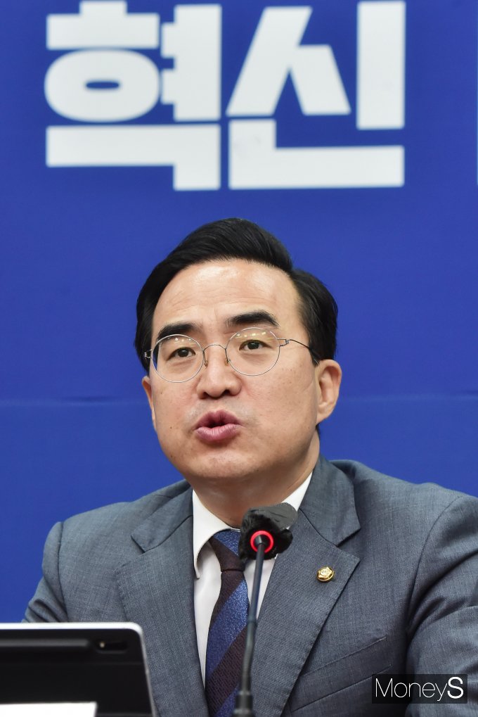 [머니S포토] 박홍근 "尹 대통령, 국회 정상화에 관심 없어보여..."