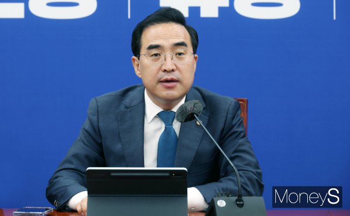 [머니S포토] 박홍근 "정부와 여당, 대화 자체 포기한 무책임 협상 농단"