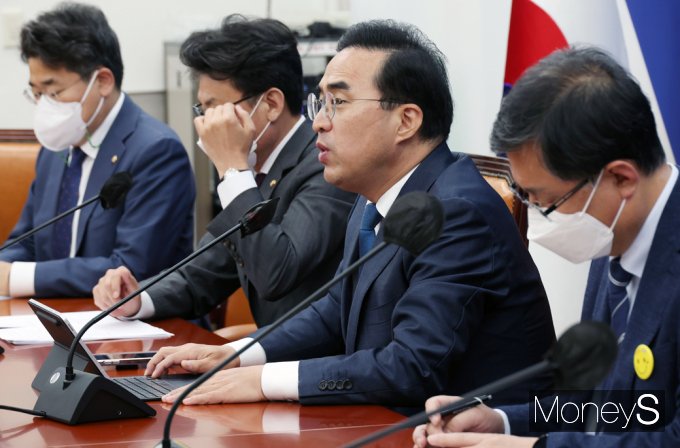 [머니S포토] 박홍근 "與, 정략적 의도 원 구성 막는다면 국민심판 면치 못할 것"