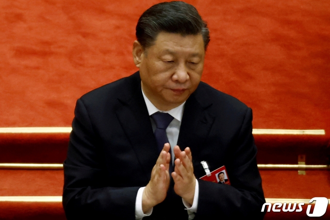시진핑 중국 국가주석 2022.03.11 © 로이터=뉴스1 © News1 정윤미 기자