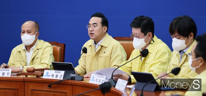 [머니S포토] 박홍근 "대통령실 인식 심각..위기대응시스템 제대로 갖출 것 촉구"