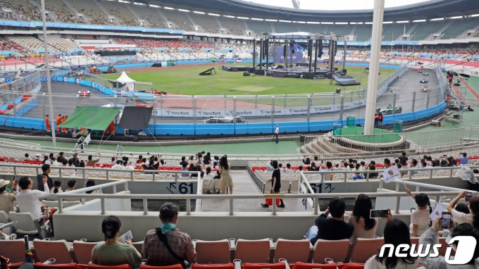 [사진] 포뮬러E 서울대회 결승전은 잠실 주경기장에서