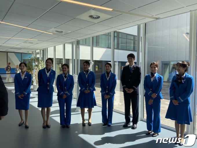 2018년 최종 합격 되었던 KLM 한국인 승무원들이 3년간의 기다림 끝에 첫 비행을 앞두고 있다. ⓒ 차현정
