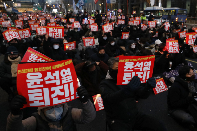 10일 서울 일대에서 교통 혼잡이 예상된다. 사진은 지난 3일 열린 김건희 특검·윤석열 퇴진 촛불대행진. /사진=뉴스1