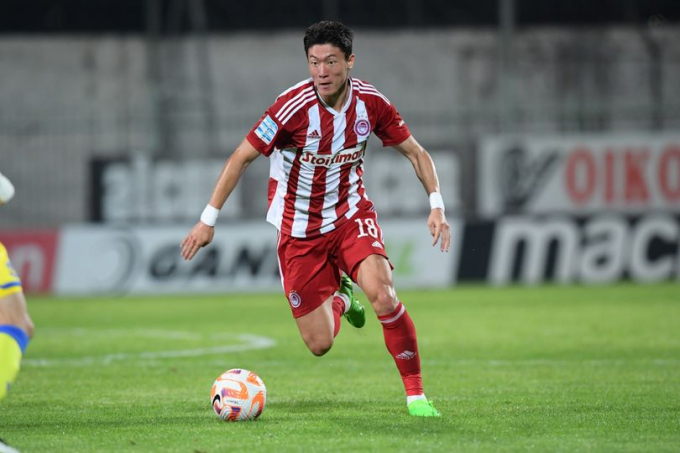 황의조가 한국프로축구 K리그와 미국 메이저리그사커 팀들의 관심을 받고 있다. 사진은 황의조의 경기 모습. /사진= 올림피아코스 SNS 캡처