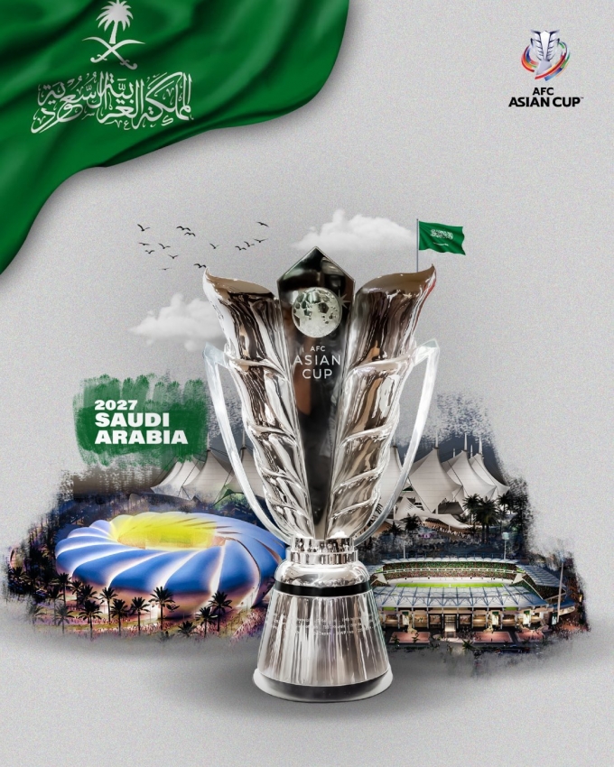 사우디아라비아가 2027 AFC 아시안컵 유치에 성공했다.(AFC 아시안컵 SNS 캡처)