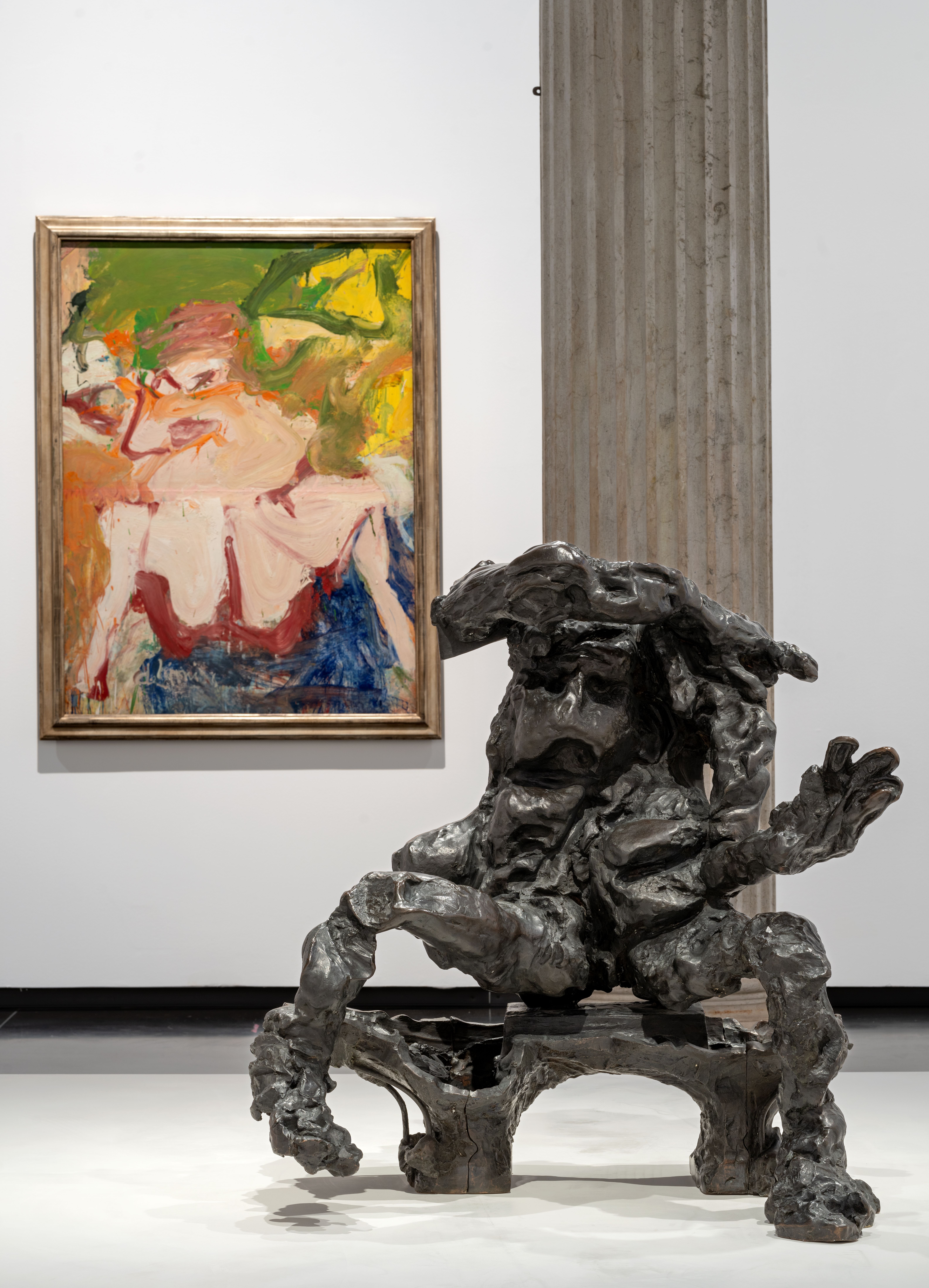 Installation View of Willem de Kooning and Italy, Gallerie dell'Accademia, Venice, 2024 / © 2024 The Willem de Kooning Foundation, SIAE. Photograph by Matteo de Fina, 2024 