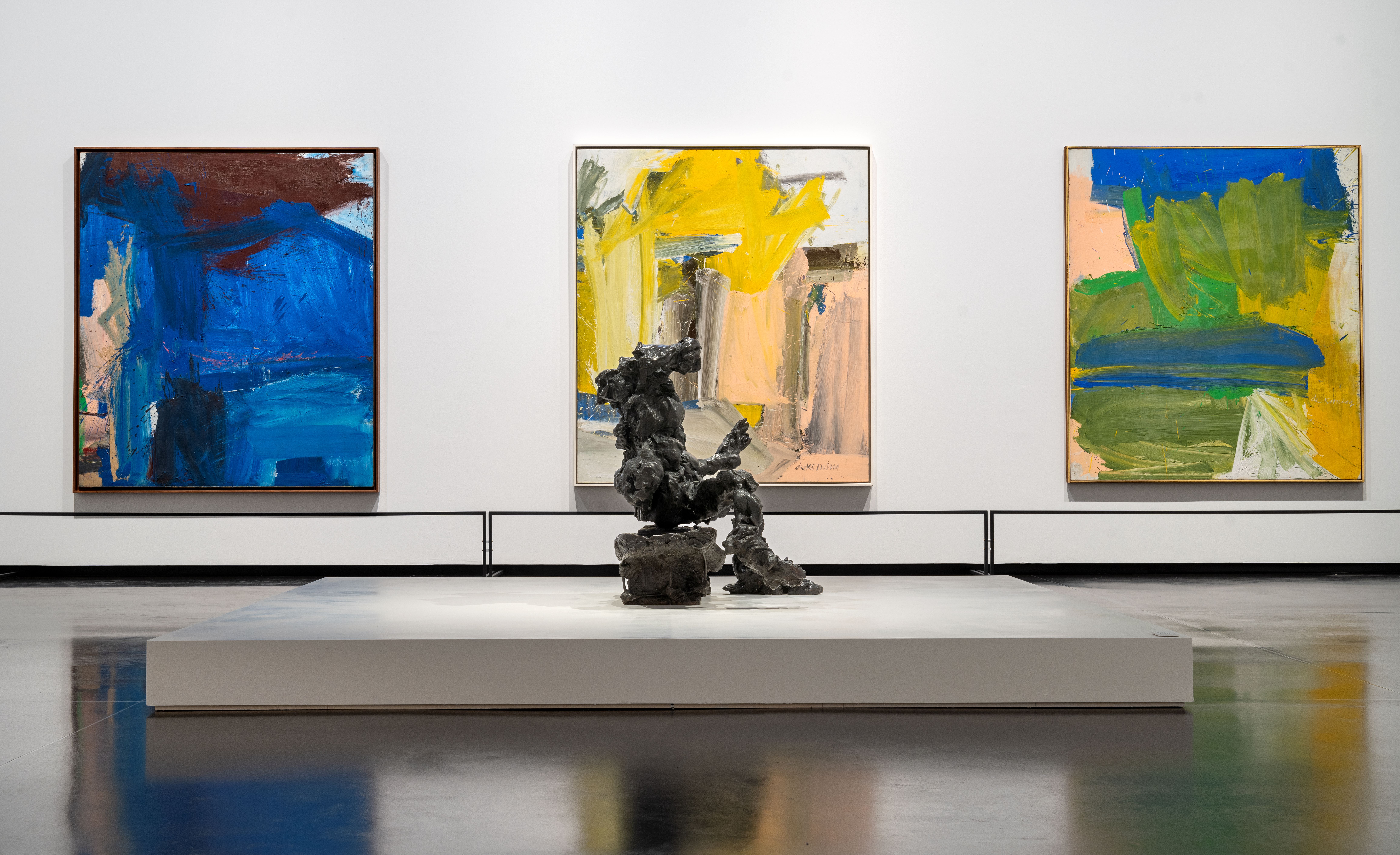 Installation View_Willem de Kooning and Italy_Gallerie dell'Accademia, Venice, 2024 / © 2024 The Willem de Kooning Foundation, SIAE_Photo by Matte de Fina 2024