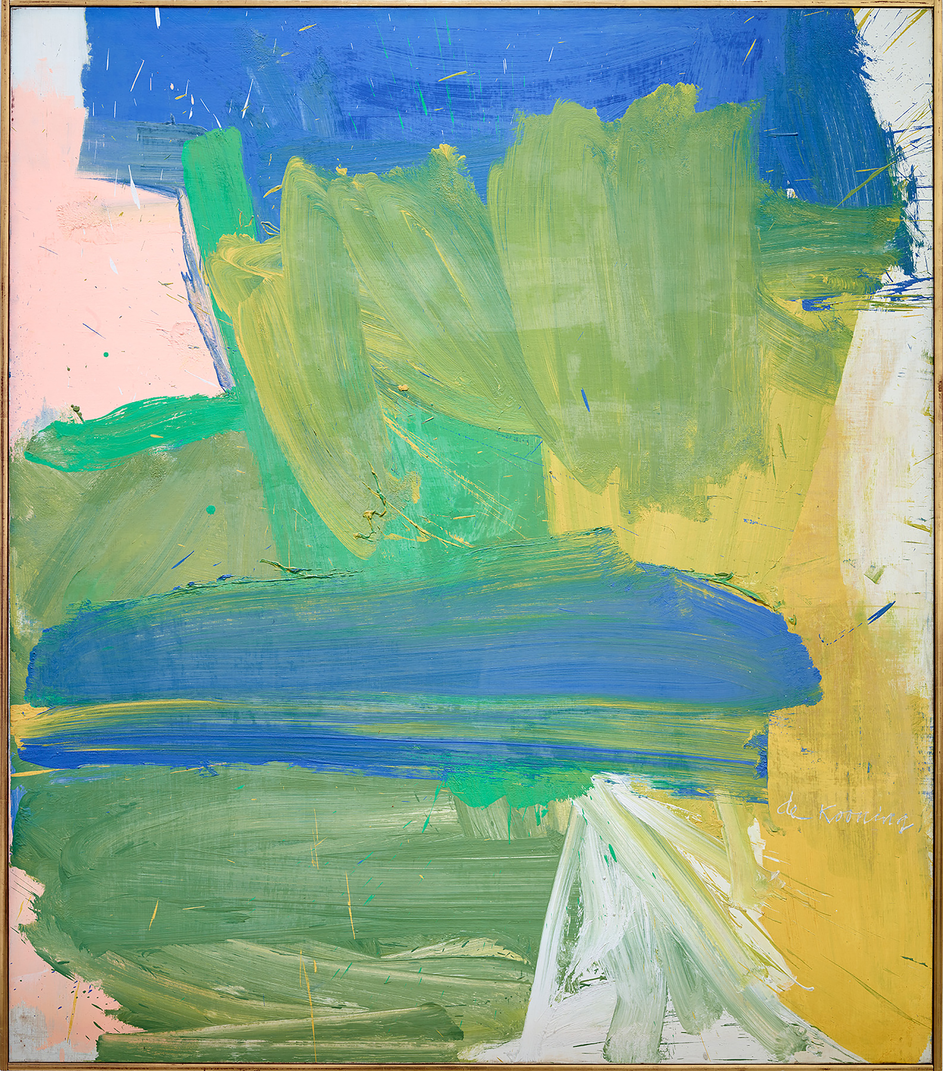윌렘 드 쿠닝, <빌라 보르게세 Villa Borghese>, 1960, oil on canvas 80 x 70 inches (203.2 x 177.8 cm) Guggenheim Museum Bilbao / © 2024 The Willem de Kooning Foundation, SIAE