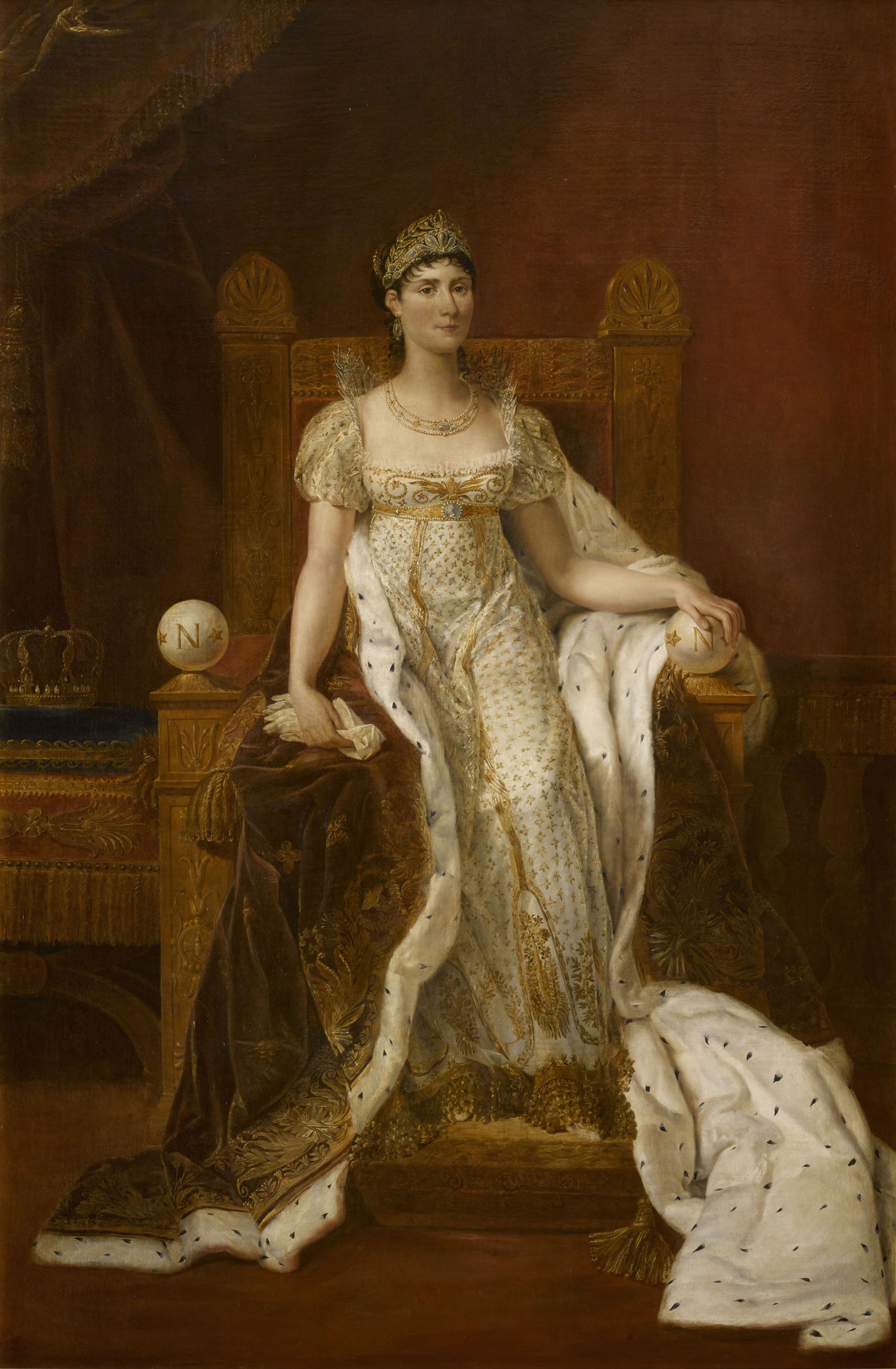 Guillaume Lethière, <Joséphine, Empress of the French>, 1807. (Franck Raux/Musée national des châteaux de Versailles et de Trianon/RMN-Grand Palais/Art Resource, New York)