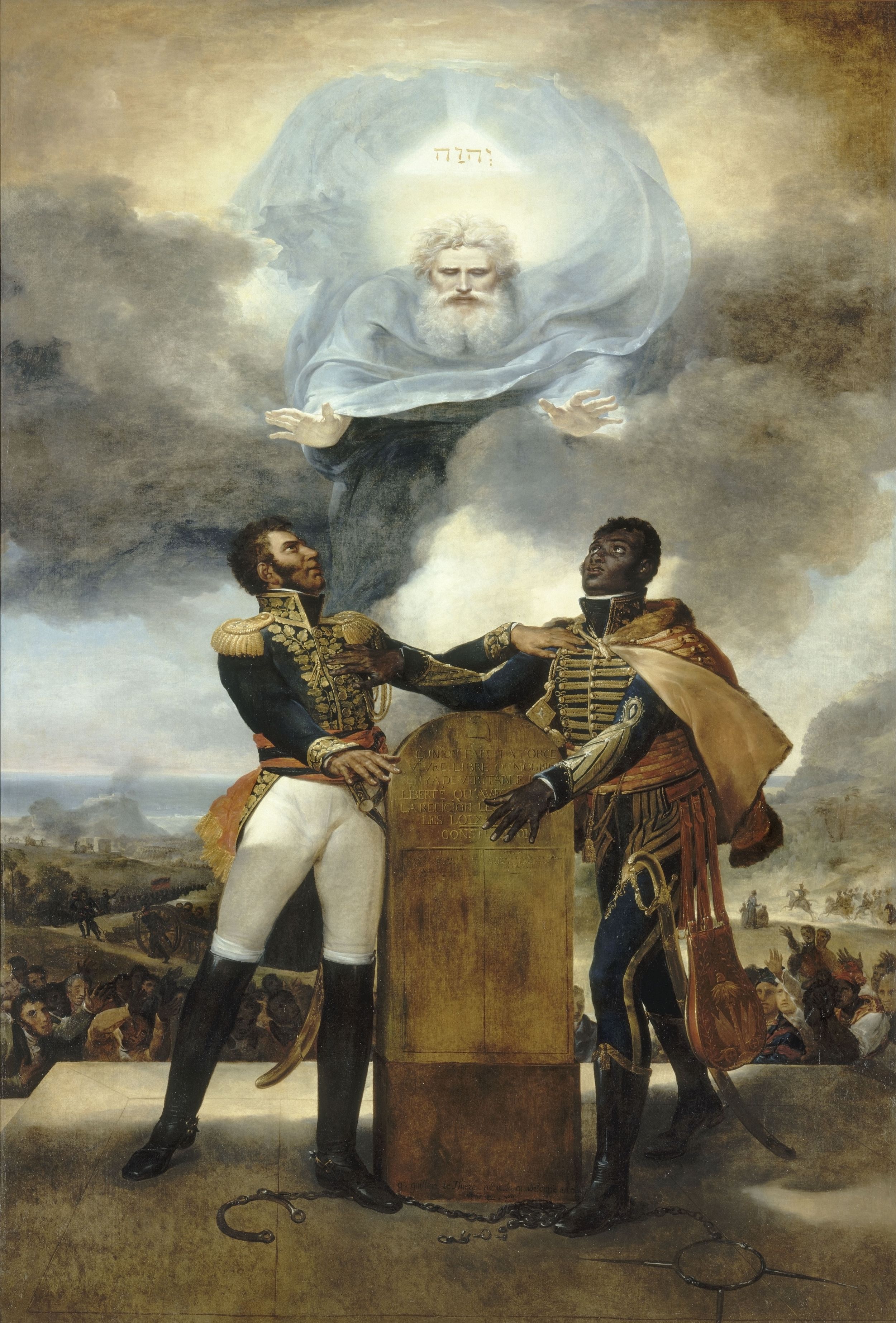 Guillaume Lethière, <Oath of the Ancestors>, 1822. (Gérard Blot/Musée du Panthéon National Haïtien, Port-au-Prince)