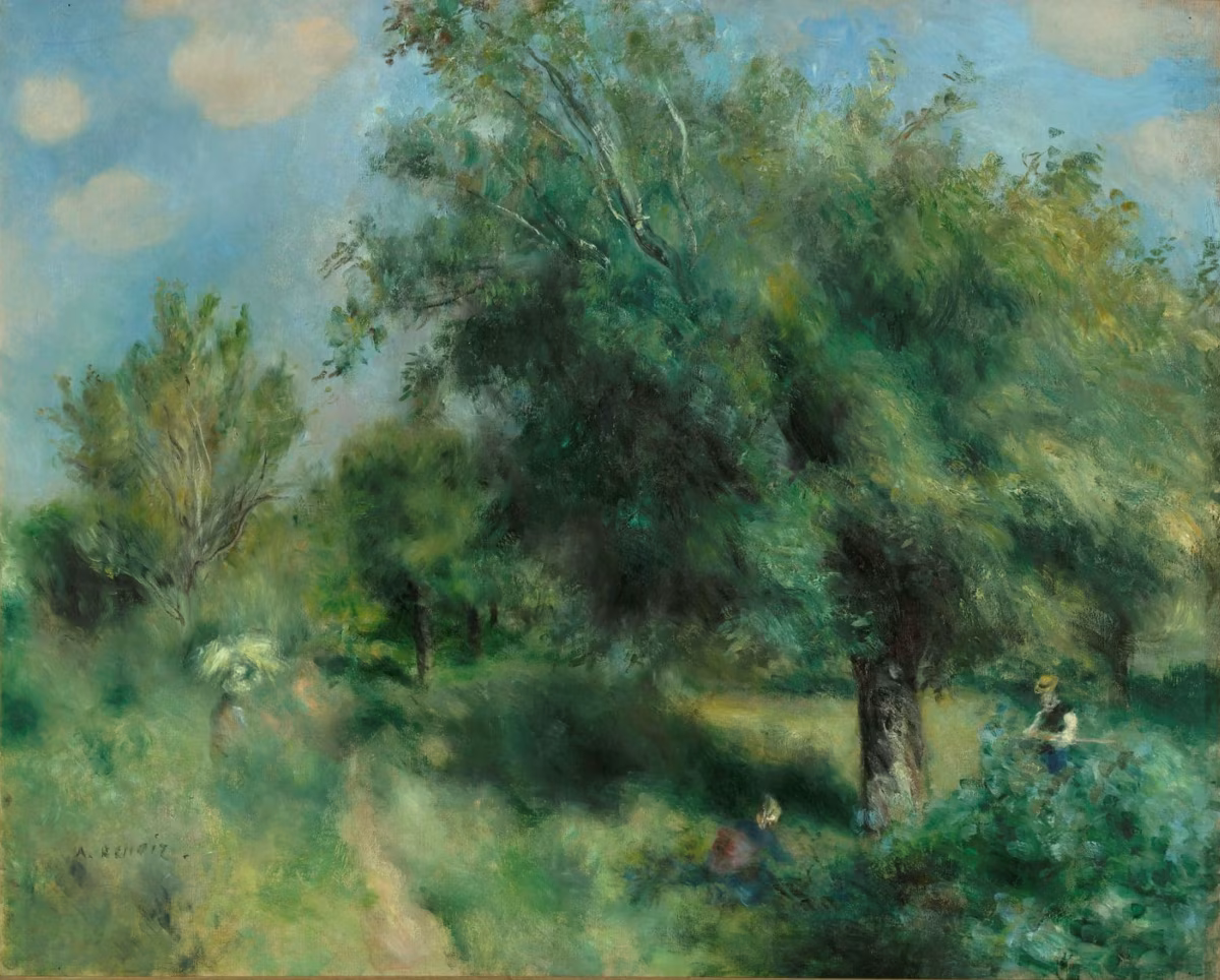 Auguste Renoir, <영국 배나무(English Pear Tree)> (c1873) © Patrice Schmidt/Rmn-Grand Palais