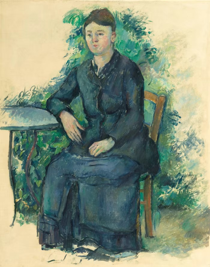 Paul Cézanne, <세잔 부인의 초상(Portrait of Madame Cézanne)> (c1880) © Agence Photo de la Réunion des Musées Nationaux