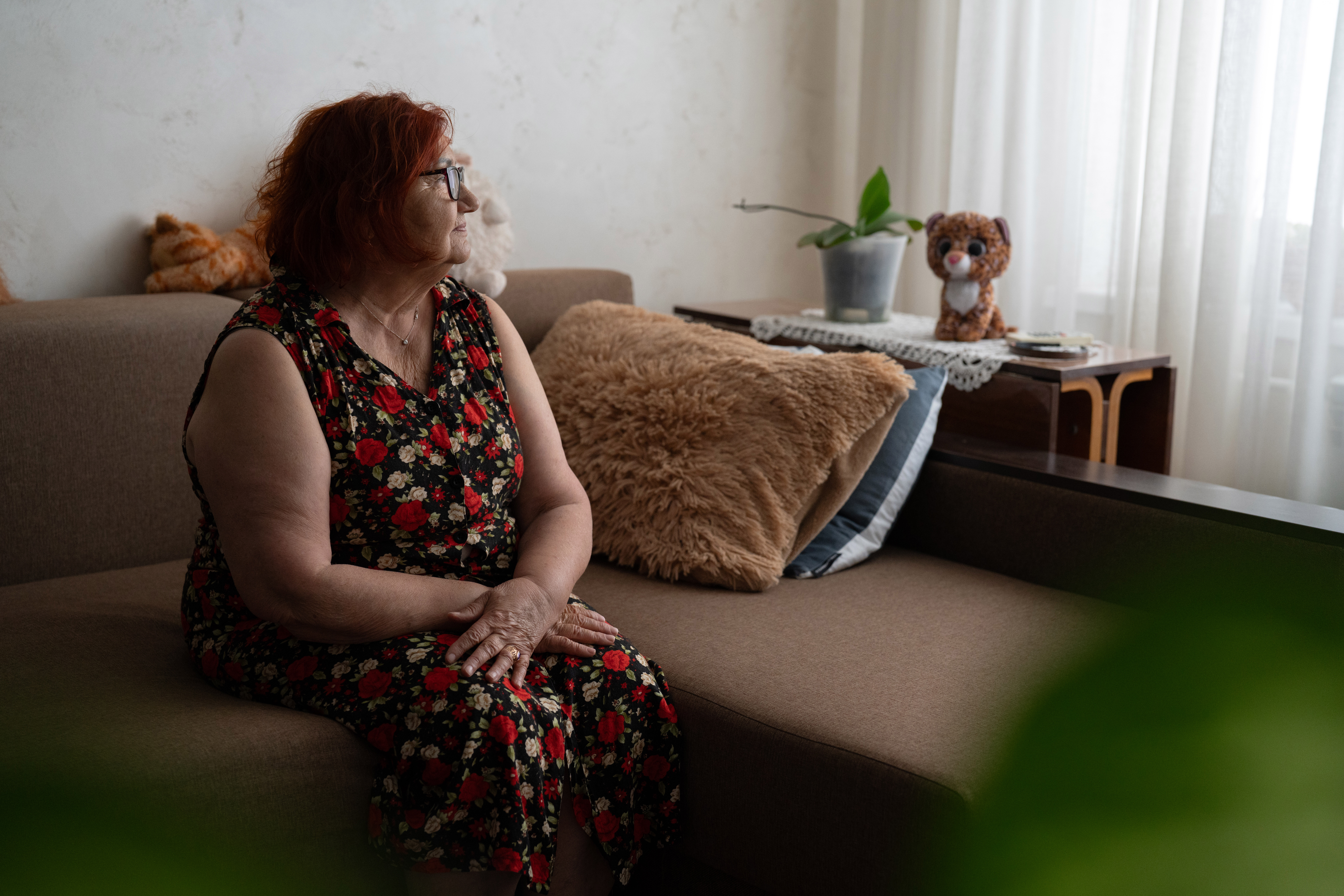 더 나은 임금을 받아 아들을 부양하기 위해 몰도바를 떠났던 베로니카 두루기안은 이탈리아 노인들을 간병한 후 우울증을 앓게 되었다. /사진=Andreea Campeanu/The New York Times