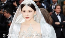 노출이 너무 심했나…'파격 시스루' 중국 여배우, 칸 레드카펫서 퇴장