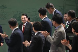 윤 대통령, 창원에서 '청년'을 외치다…"문화 융합해야 산업 발전"