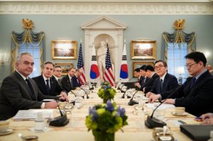 한미 외교수장, 워싱턴서 첫 회담…선거국면 '북한 도발' 대응 논의